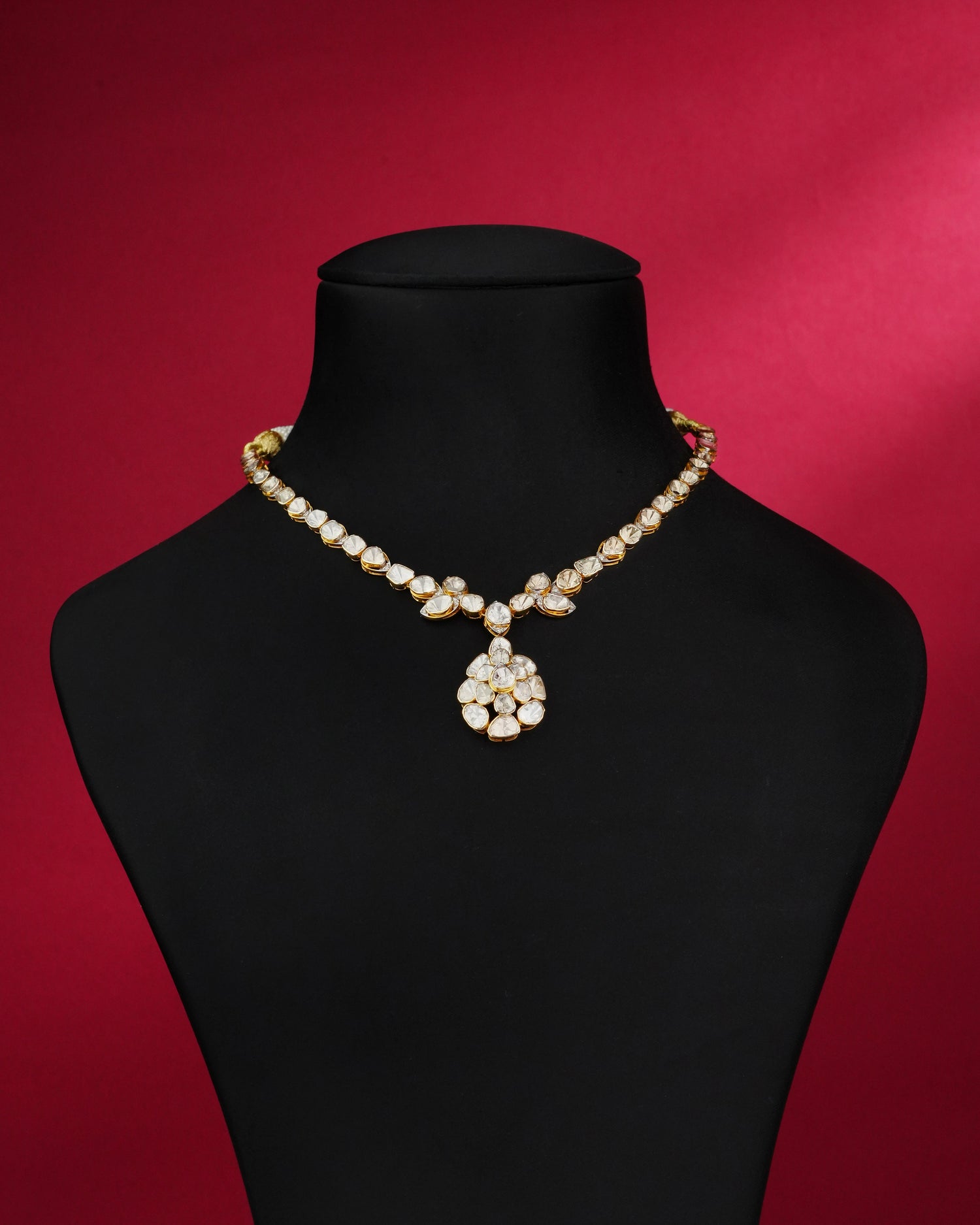 Kira Polki And Diamond Necklace