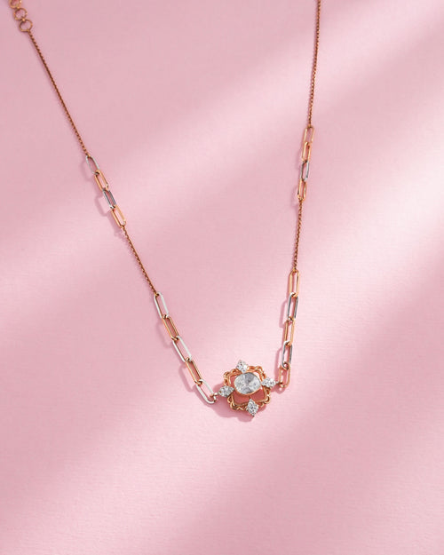 Taanya Polki And Diamond Necklace