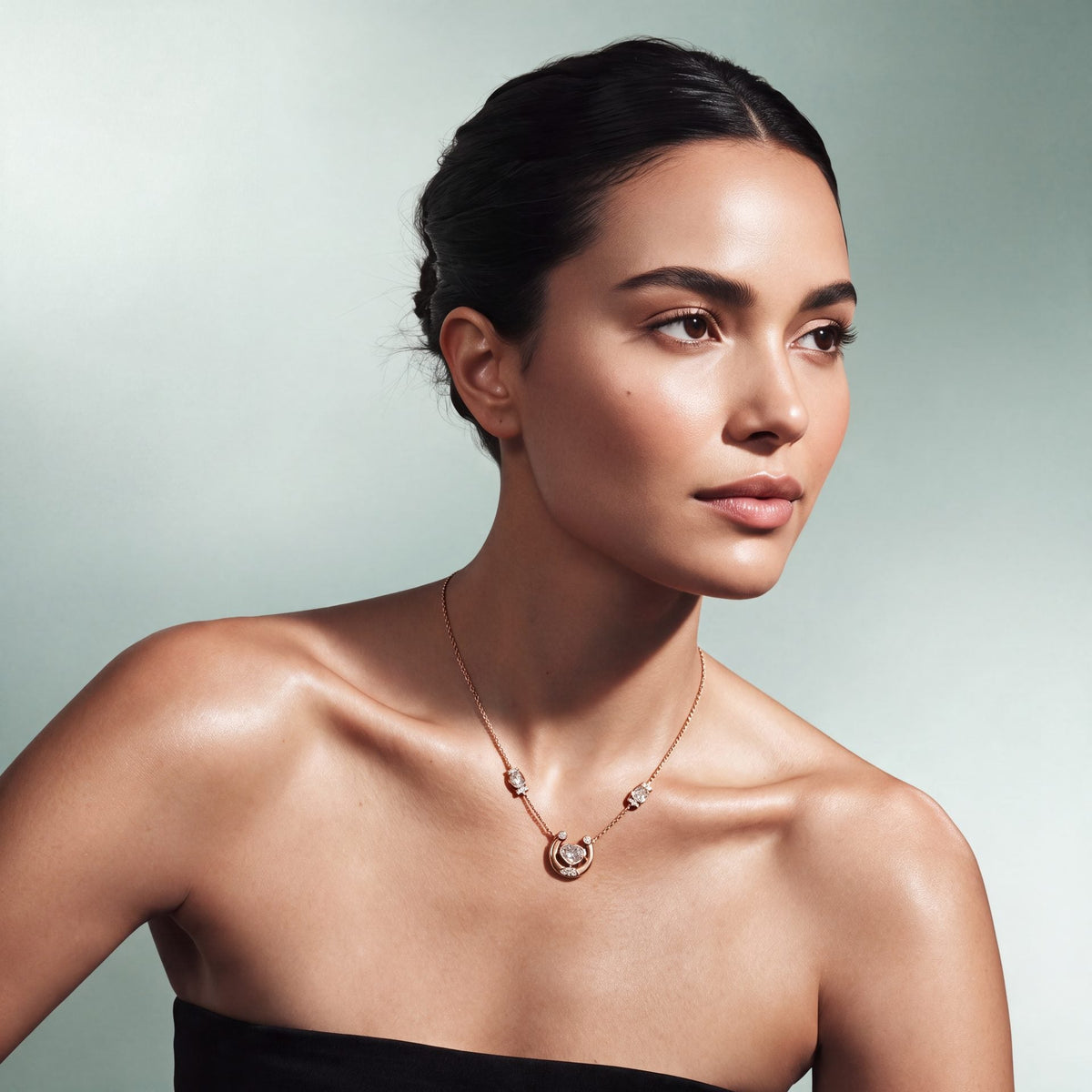 Varsha Polki And Diamond Pendant