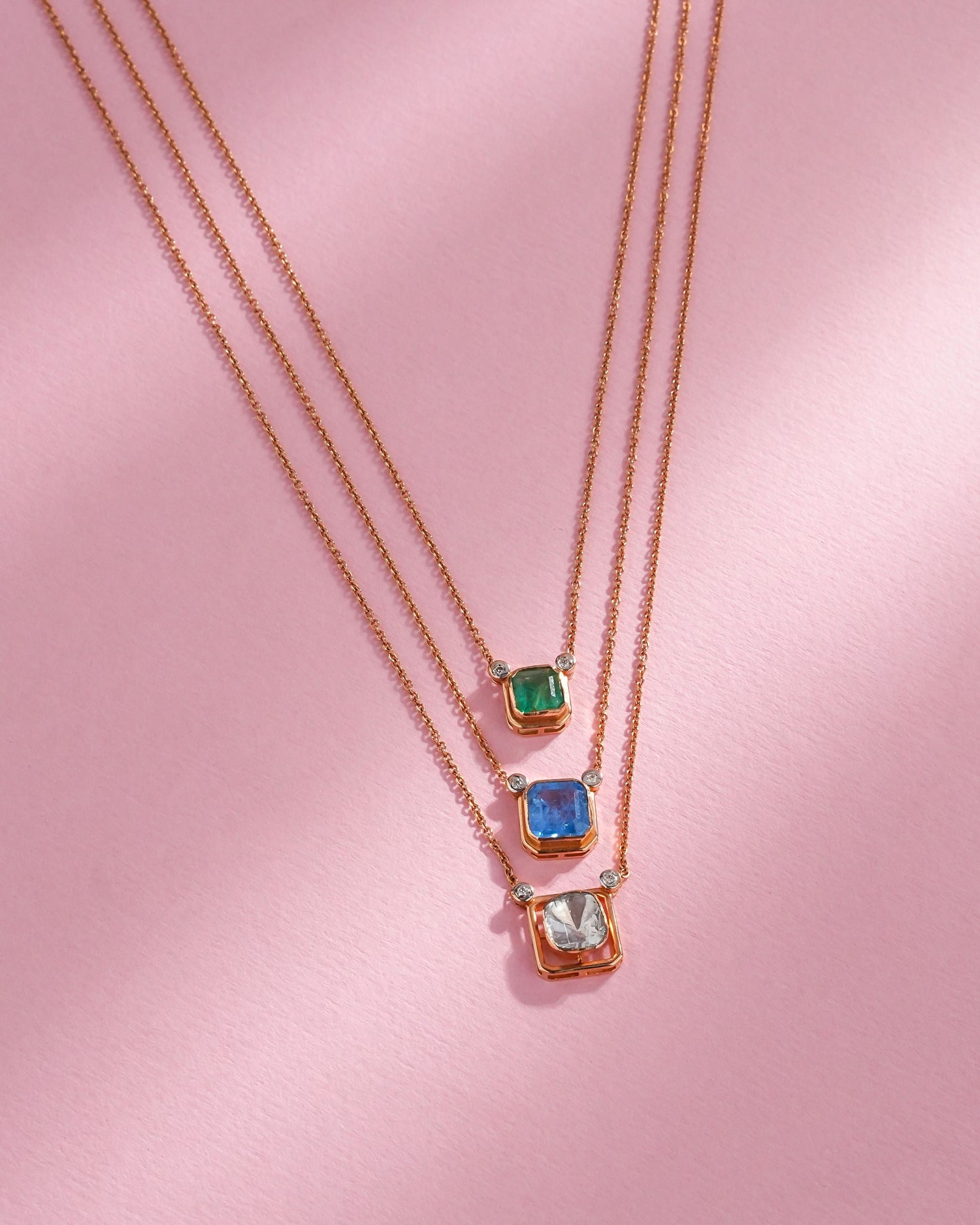 Sonam Polki And Diamond Pendant