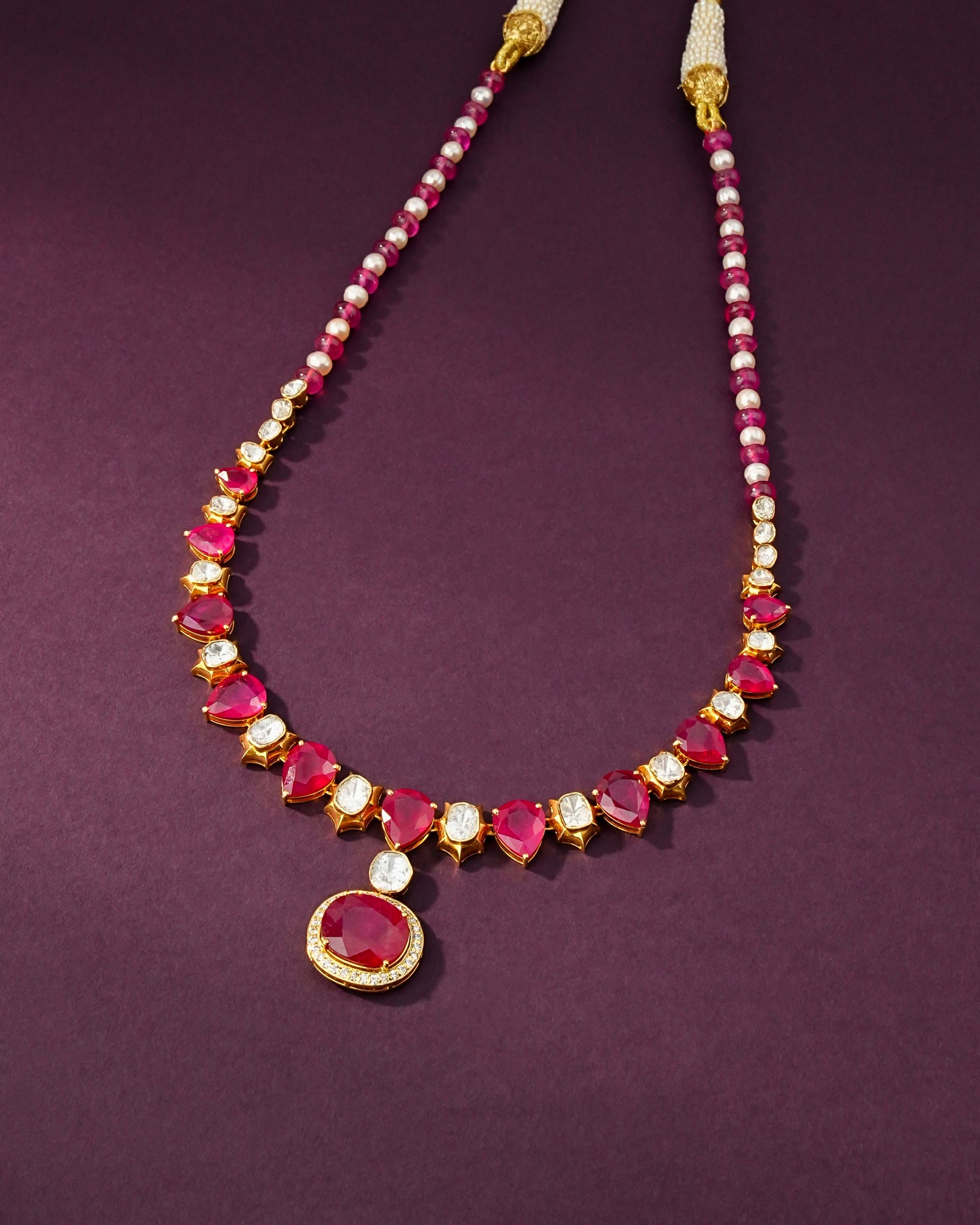 Marya Polki And Diamond Necklace