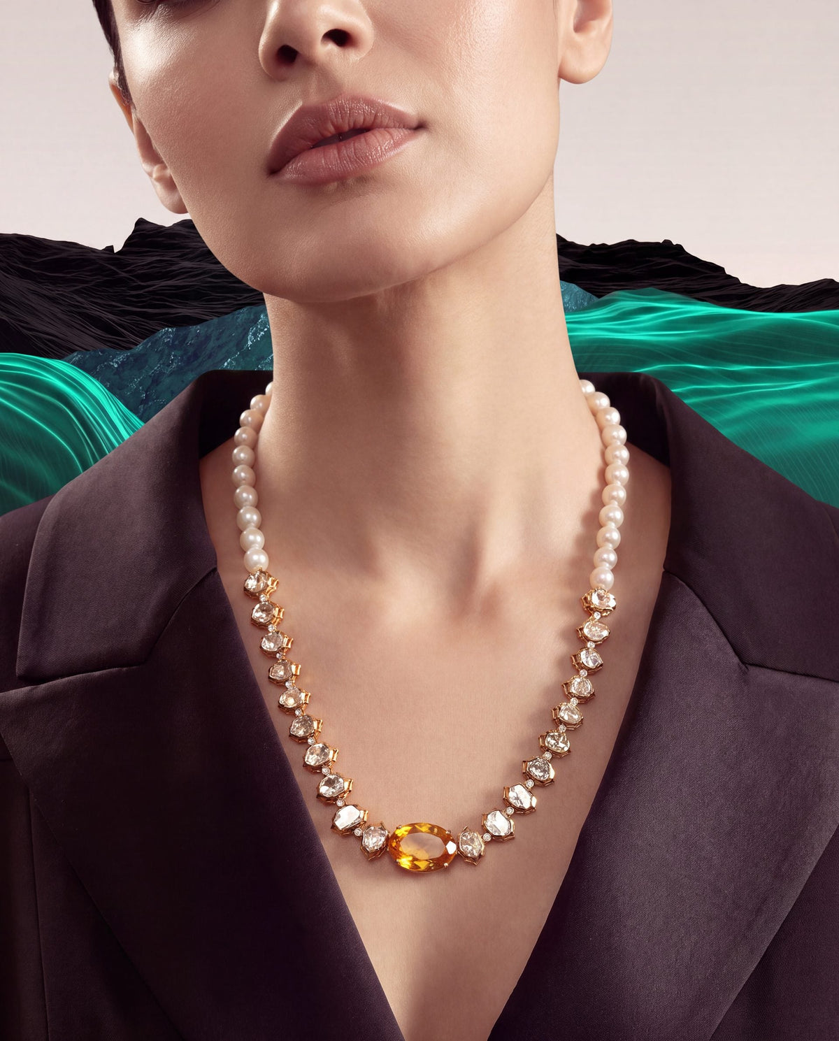 Mokshita Polki Necklace