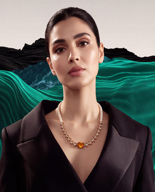 Mokshita Polki Necklace