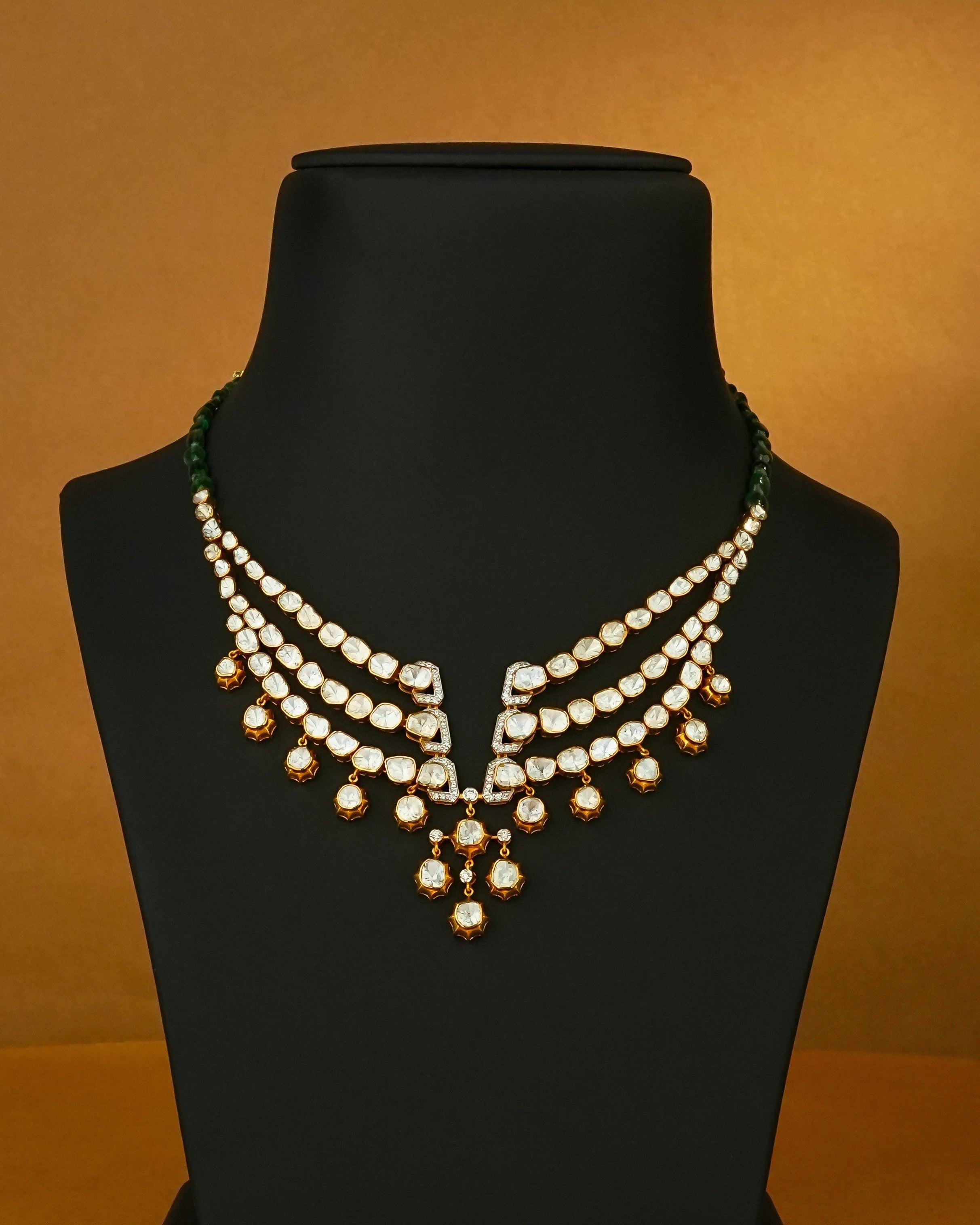Avantika Polki And Diamond Necklace