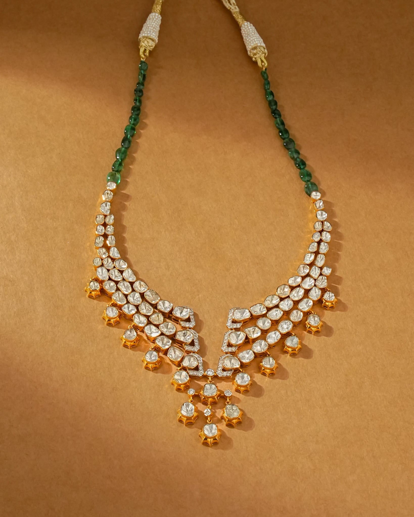 Avantika Polki And Diamond Necklace