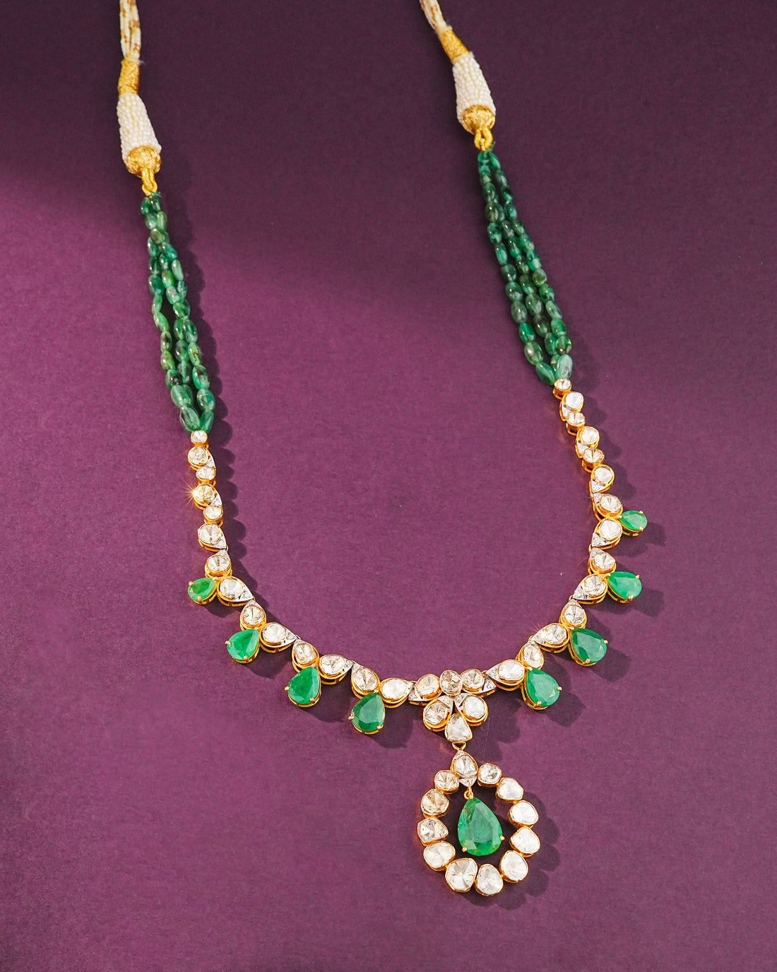 Sonal Polki And Diamond Necklace