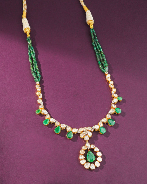 Sonal Polki And Diamond Necklace