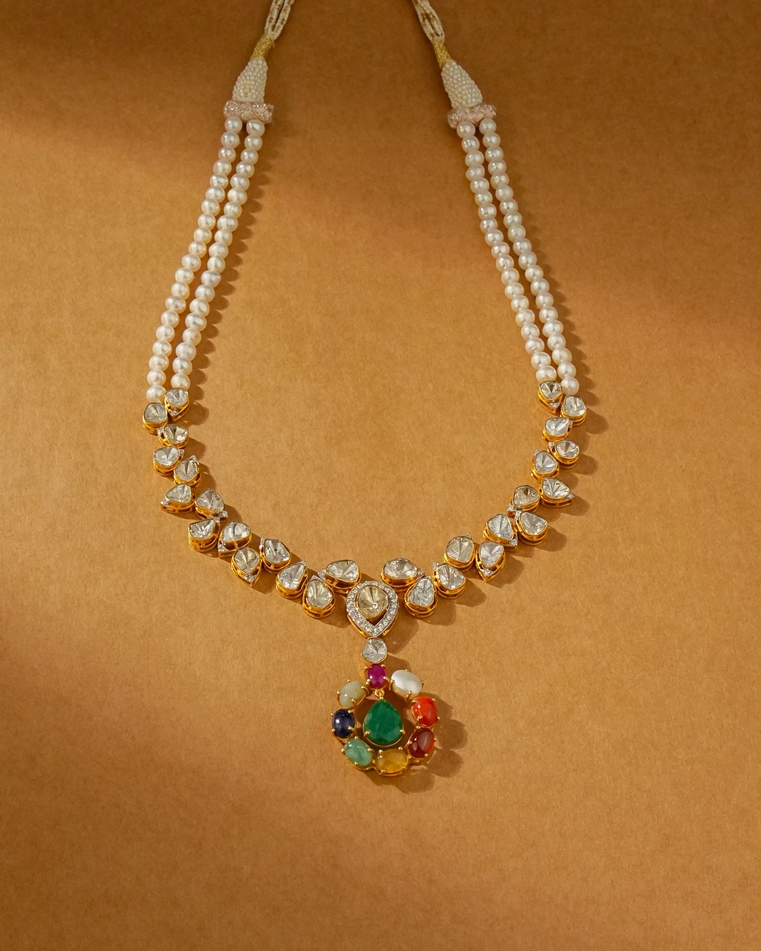 Fasina Polki And Diamond Necklace