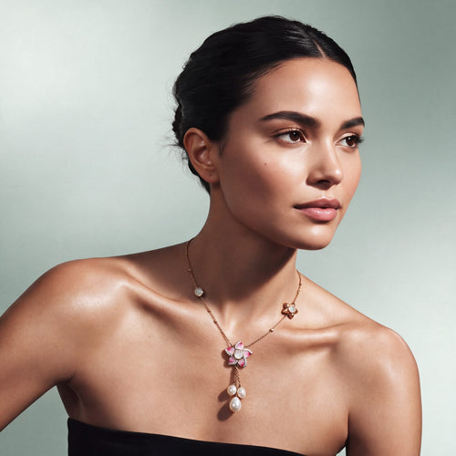 Kajal Polki And Diamond Pendant