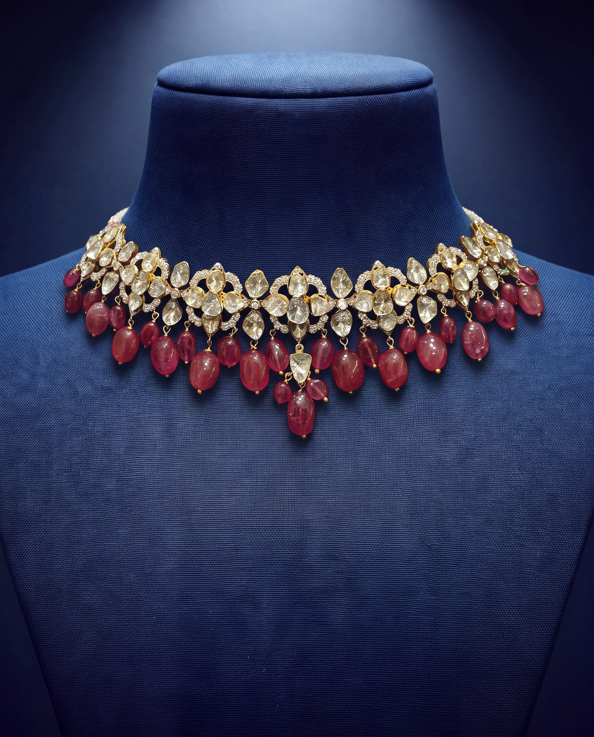 Eileen Polki And Diamond Choker