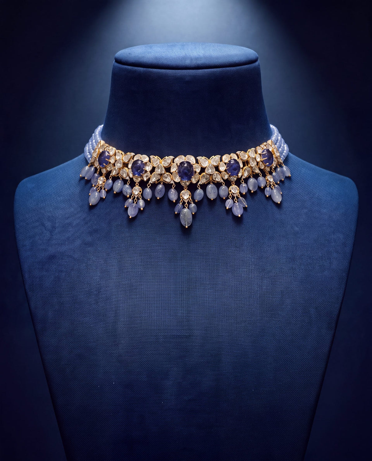 Jagriti Polki And Diamond Choker