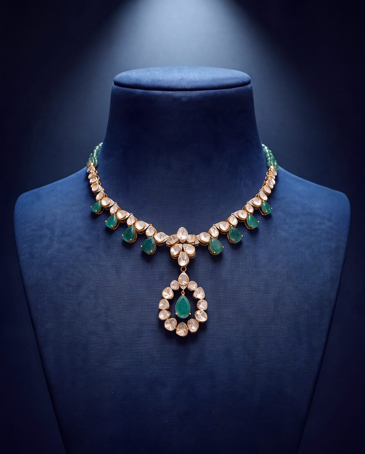 Sonal Polki And Diamond Necklace