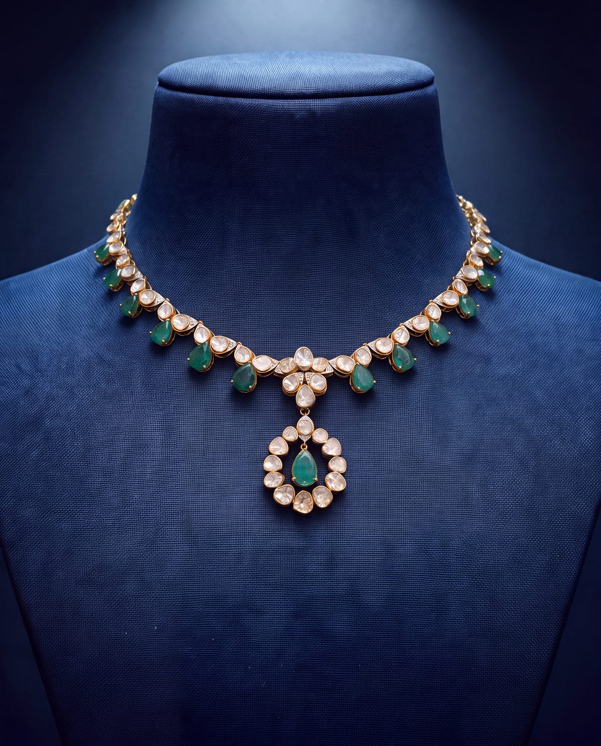 Sonal Polki And Diamond Necklace