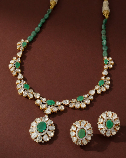 Maheshi Polki And Diamond Tops