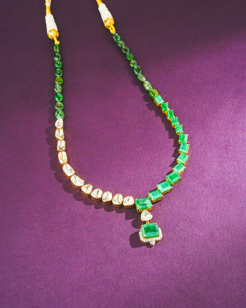 Trupti Polki And Diamond Necklace