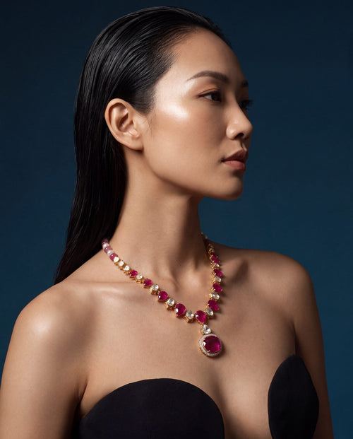 Marya Polki And Diamond Necklace