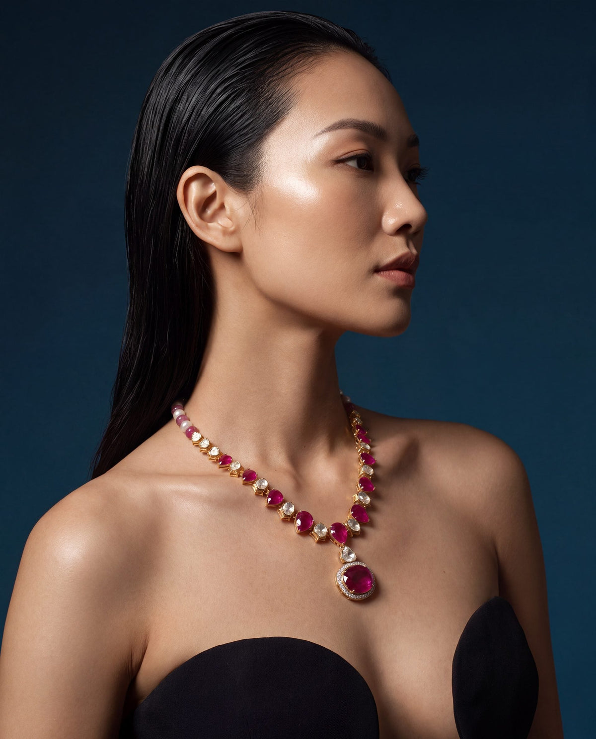 Marya Polki And Diamond Necklace
