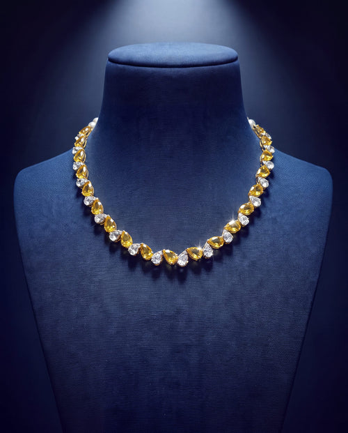 Ishaya Polki And Diamond Necklace