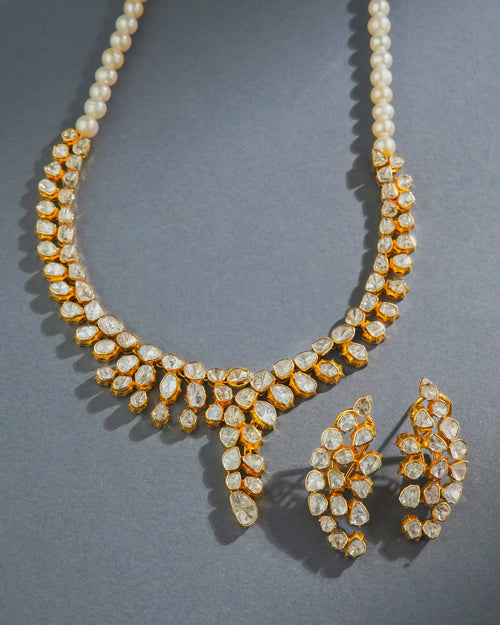 Kareena Polki And Diamond Necklace