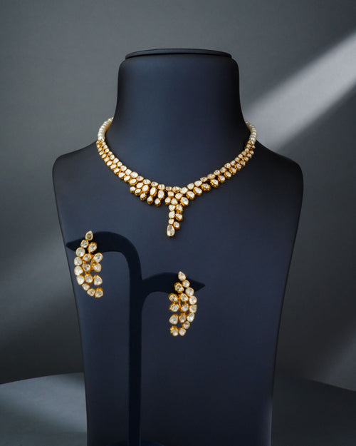 Kareena Polki And Diamond Necklace