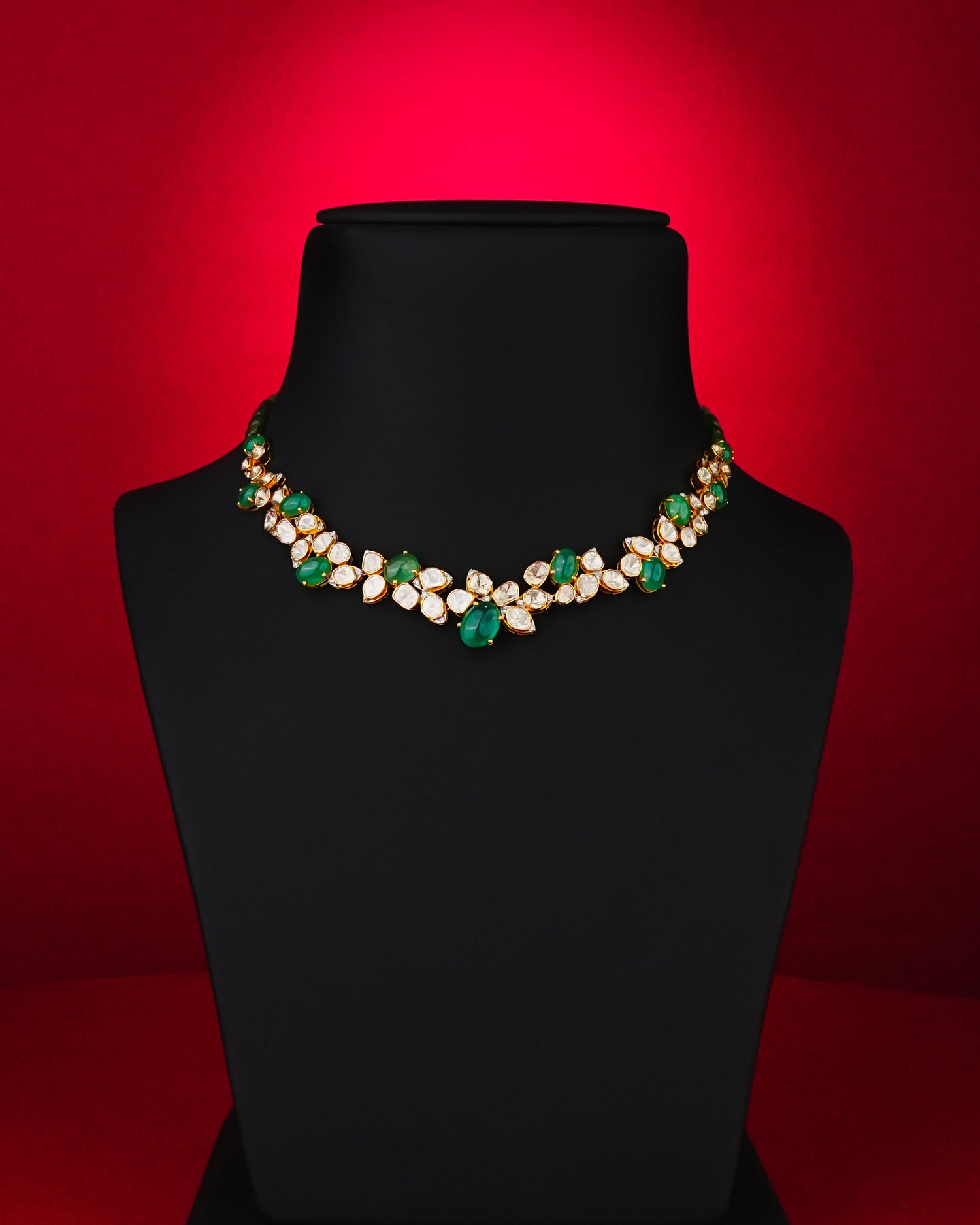 Ekira Polki And Diamond Necklace