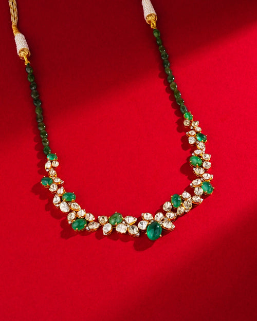 Ekira Polki And Diamond Necklace