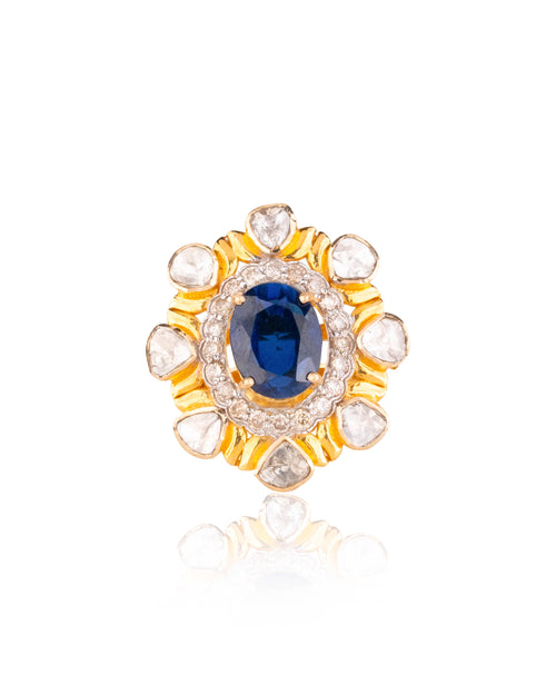 Zoha Polki And Diamond Ring