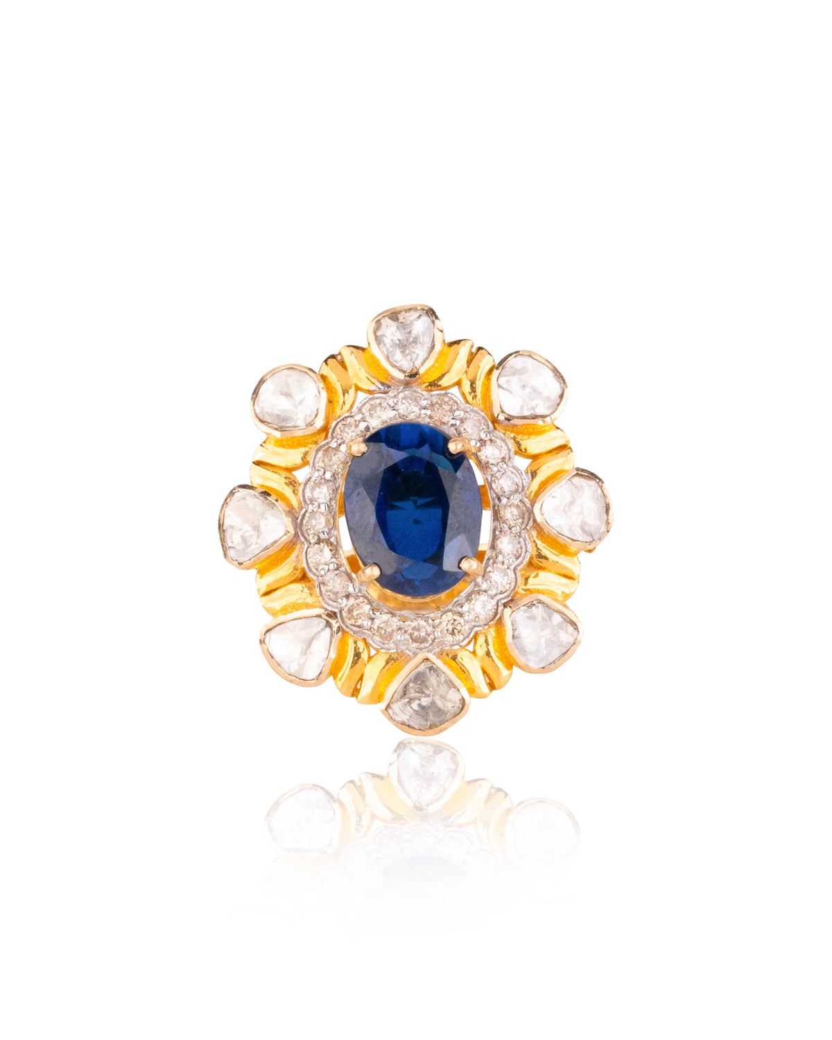 Zoha Polki And Diamond Ring