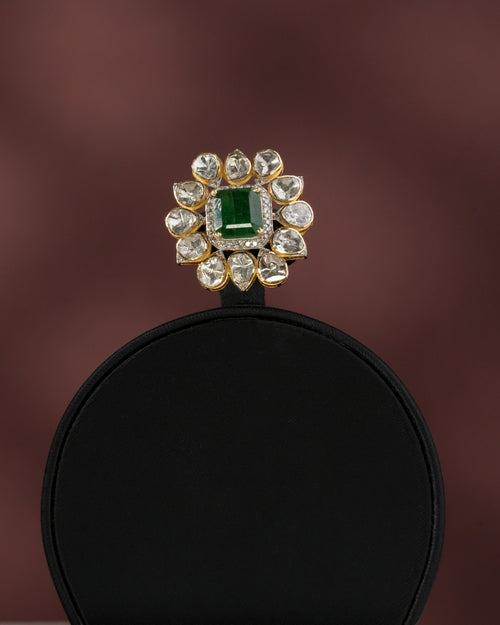 Azura Polki And Diamond Ring