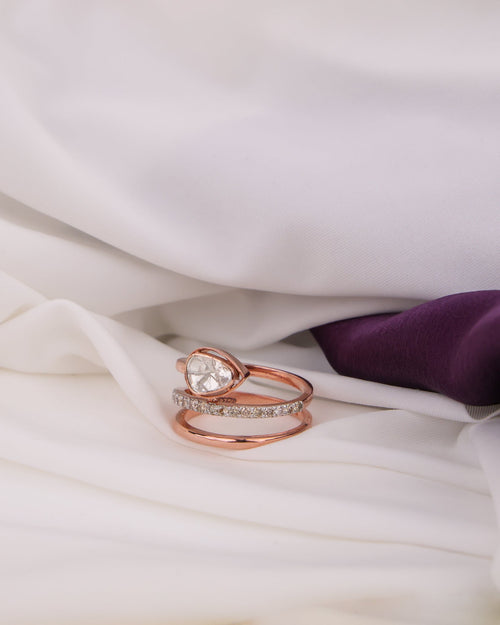 Denali Polki And Diamond Ring