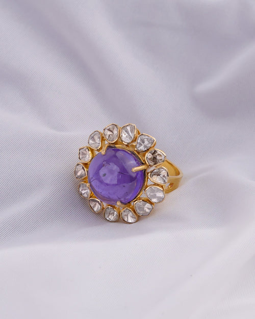 Dhitha Polki Ring