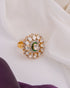 Desiha Polki And Diamond Ring