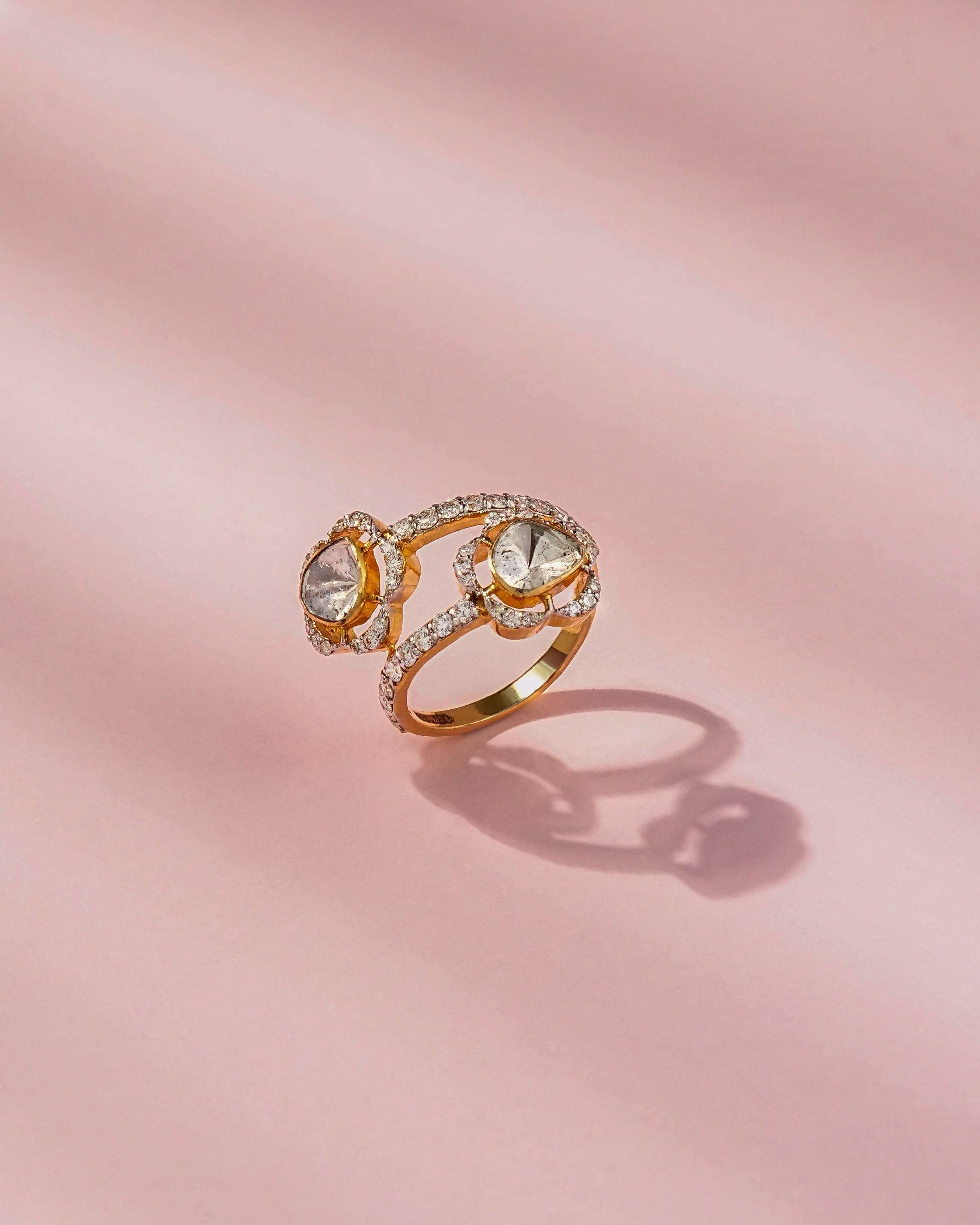 Smita Polki And Diamond Ring