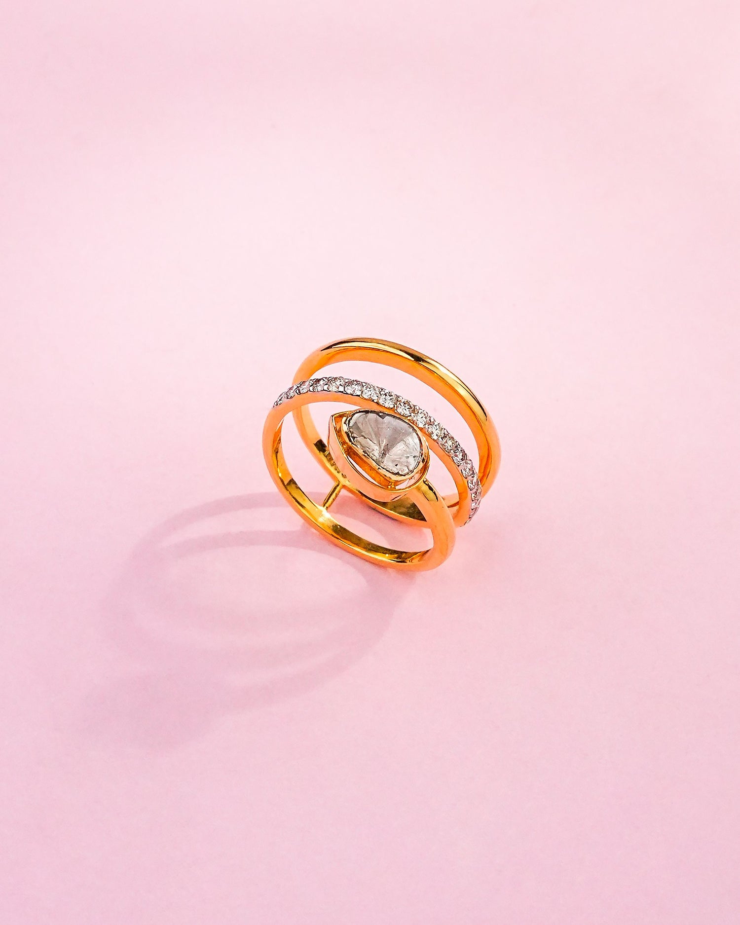 Ameera Polki And Diamond Ring