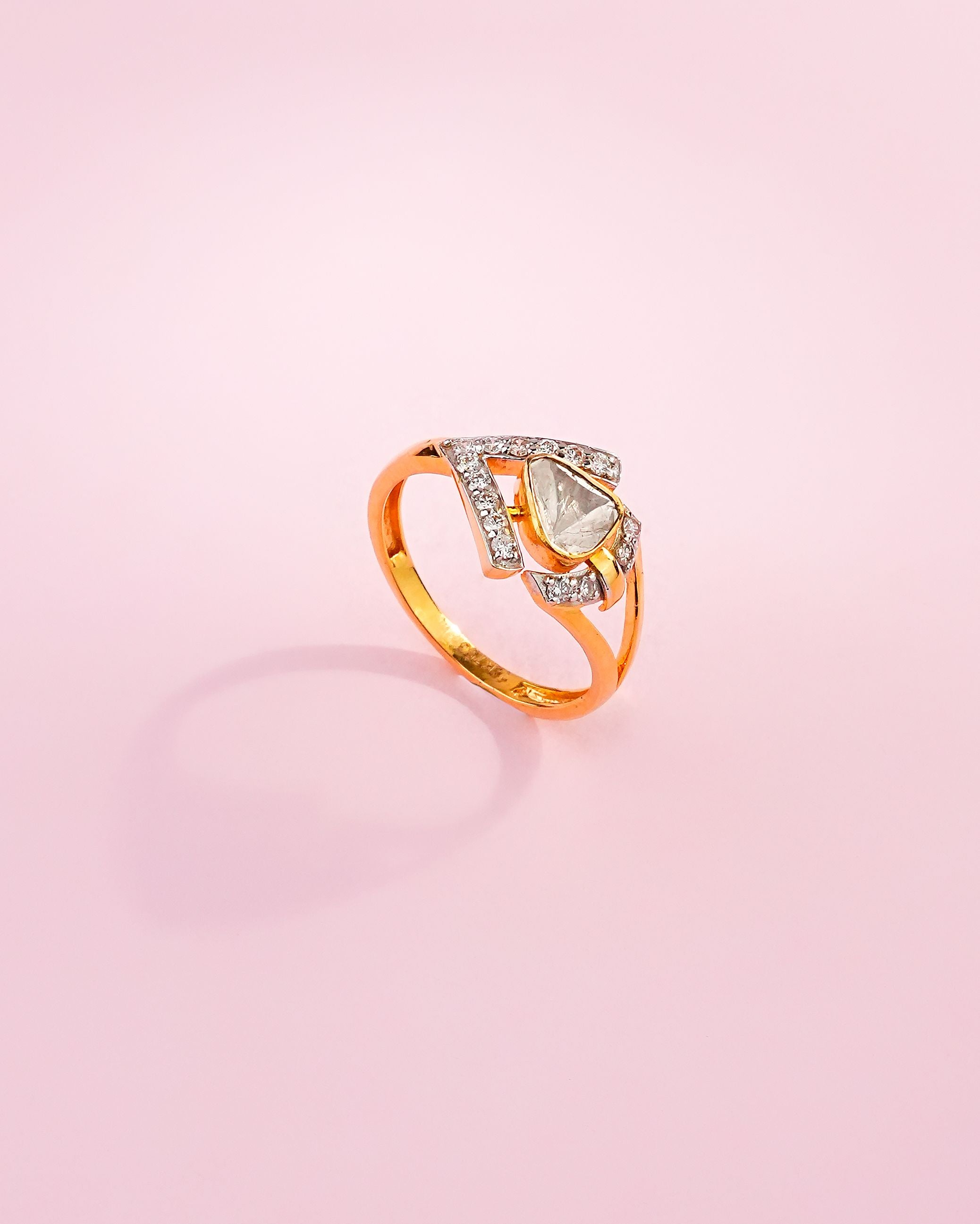 Alina Polki And Diamond Ring