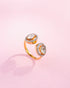 Tanaya Polki And Diamond Ring