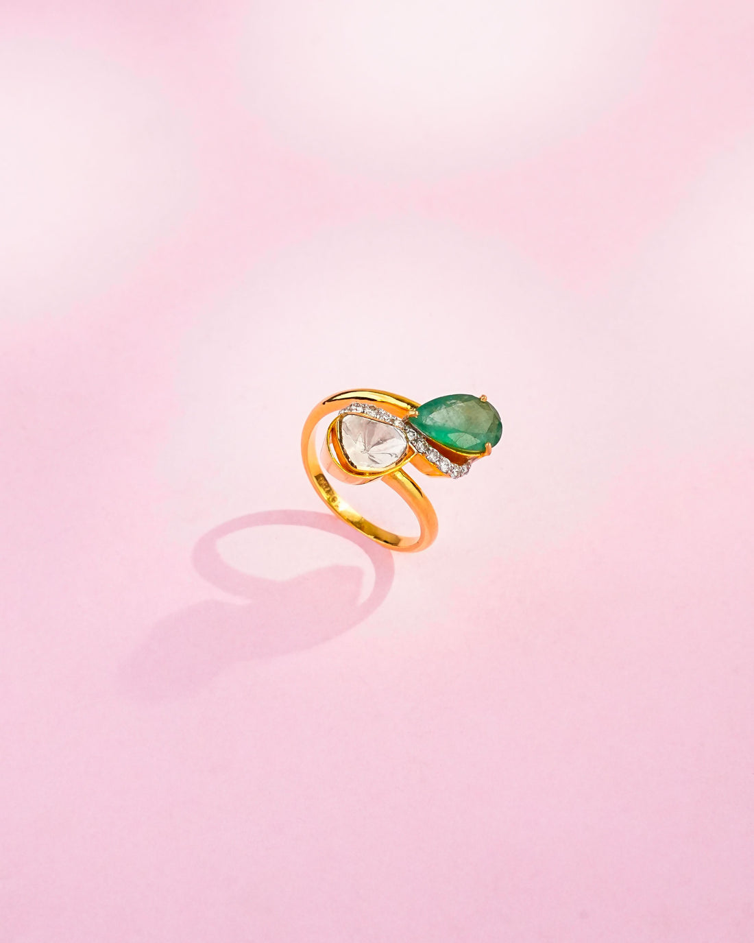 Eira Polki And Diamond Ring