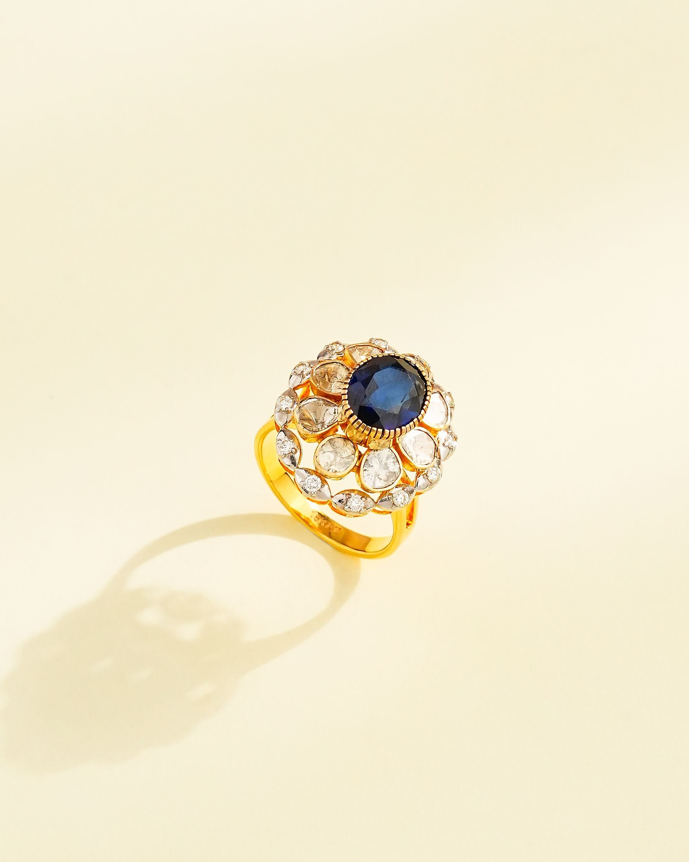 Karishma Polki And Diamond Ring