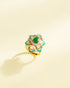 Karuna Polki And Diamond Ring