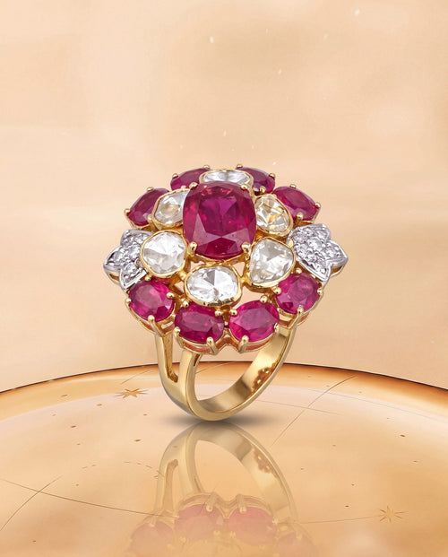Lipika Polki And Diamond Ring