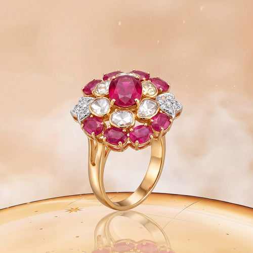 Lipika Polki And Diamond Ring