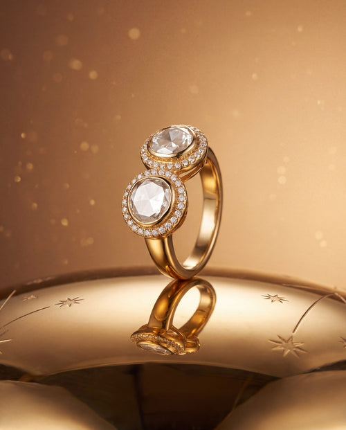 Alpana Polki And Diamond Ring