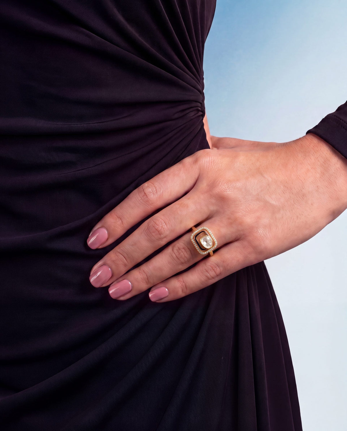 Alia Polki And Diamond Ring