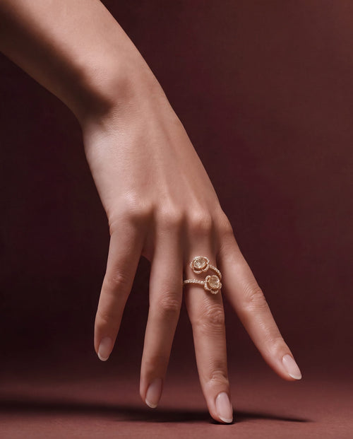 Bipra Polki And Diamond Ring