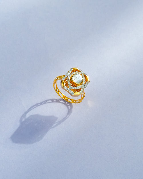 Lana Polki And Diamond Ring