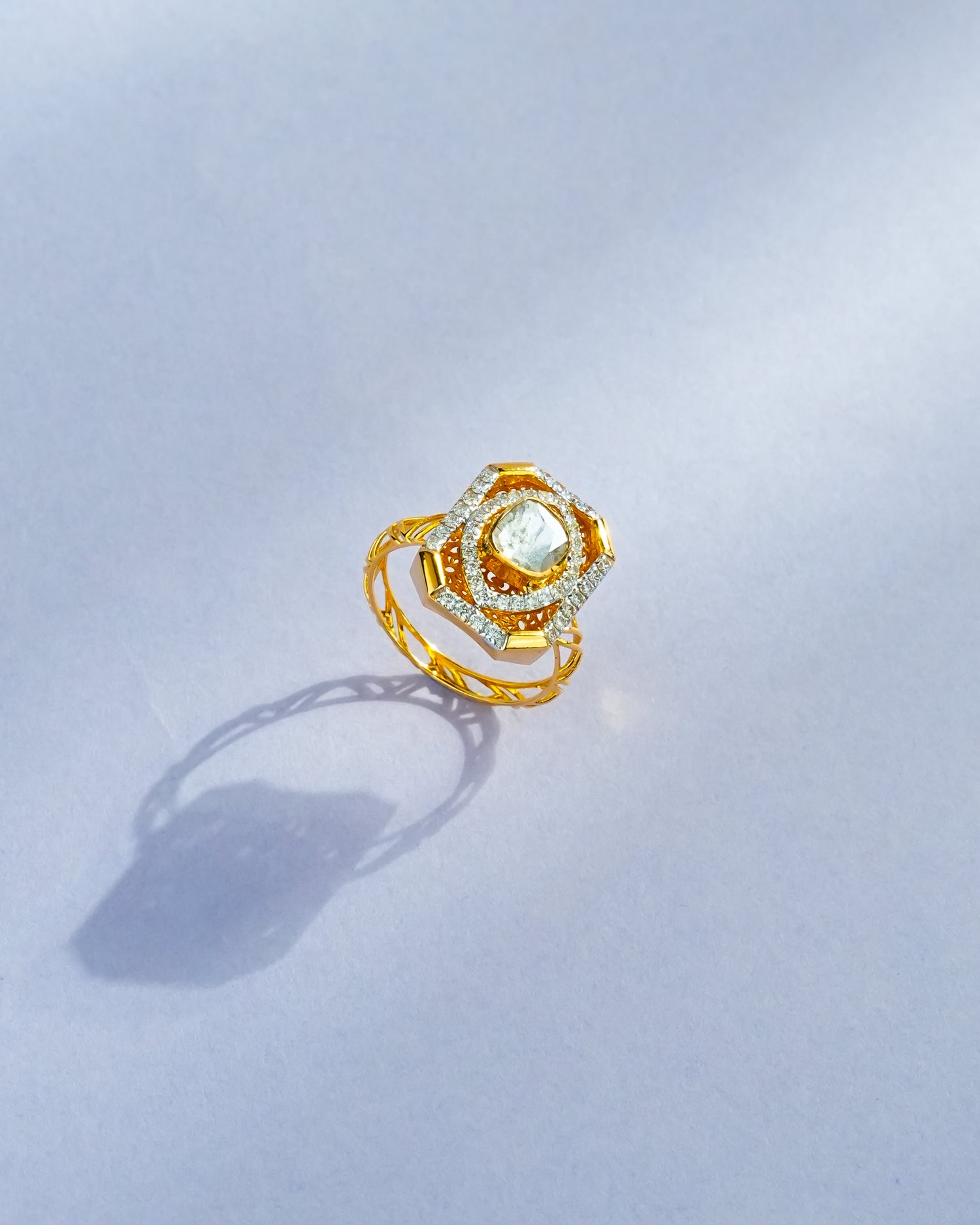 Lana Polki And Diamond Ring