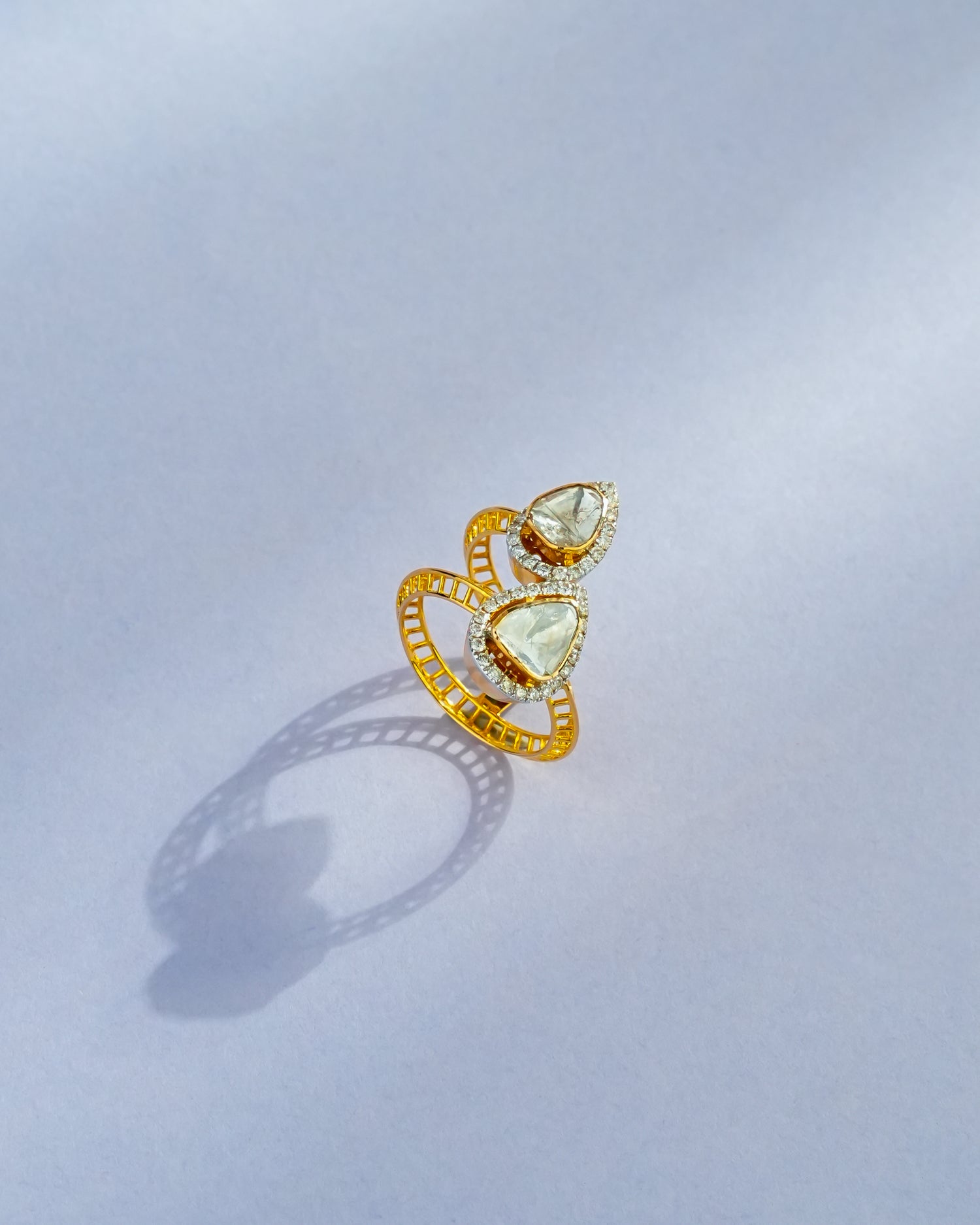 Nina Polki And Diamond Ring