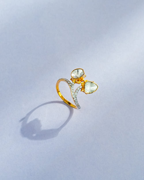 Gwen Polki And Diamond Ring