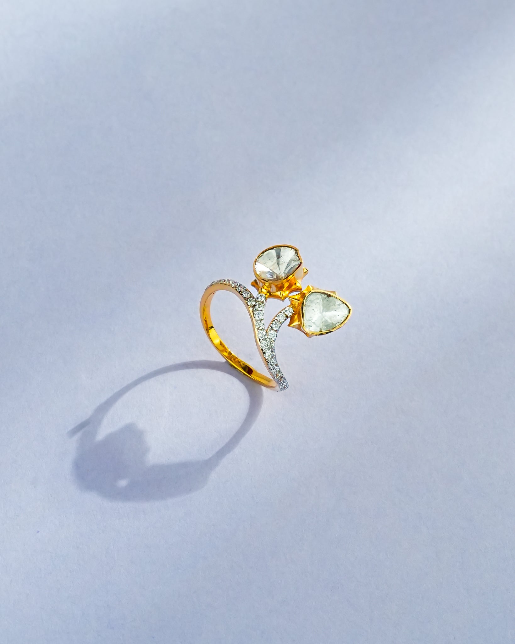 Gwen Polki And Diamond Ring