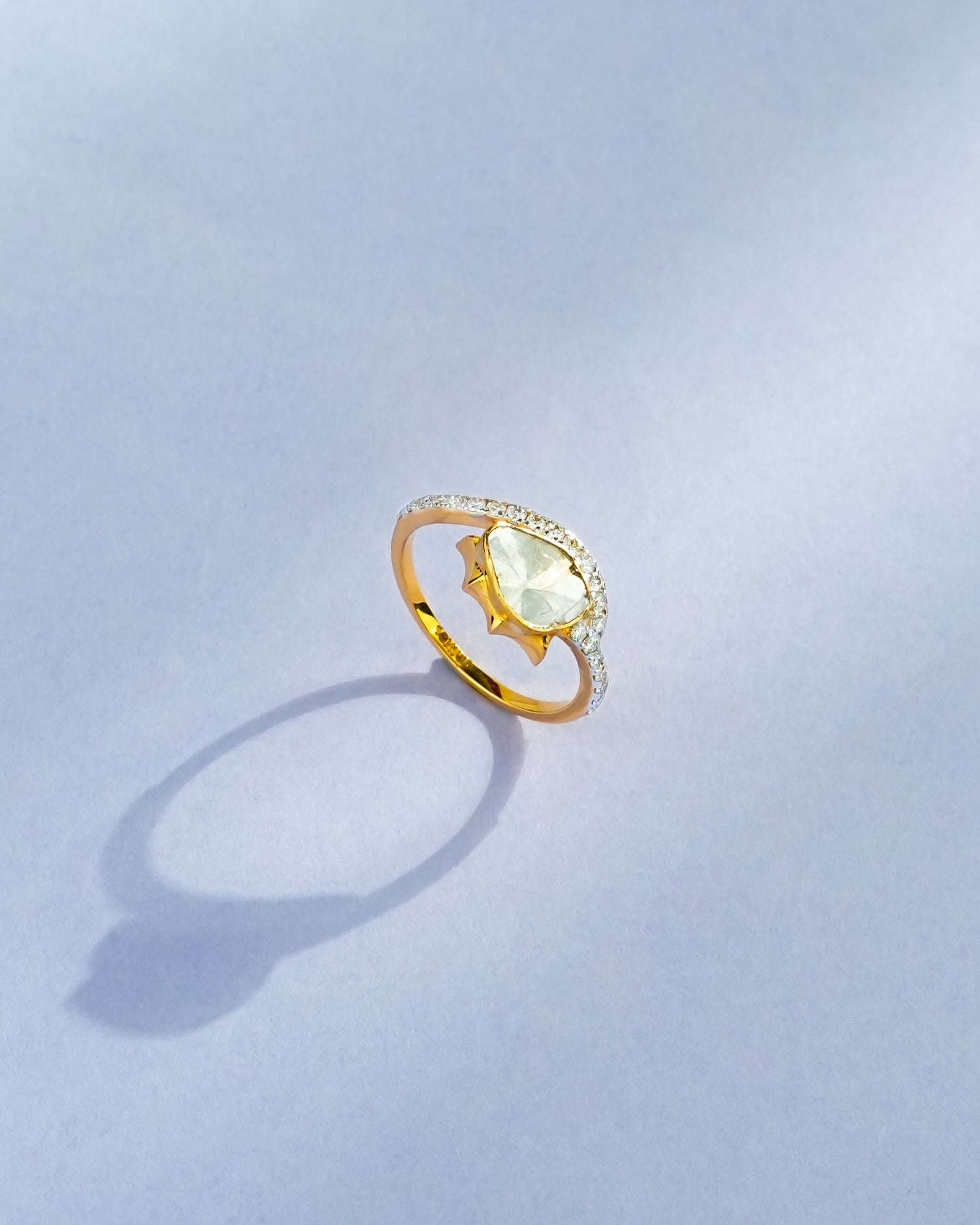 Alisha Polki And Diamond Ring